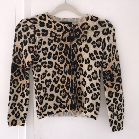 SAMANTHA SUNG Sweaters - leopard sweater